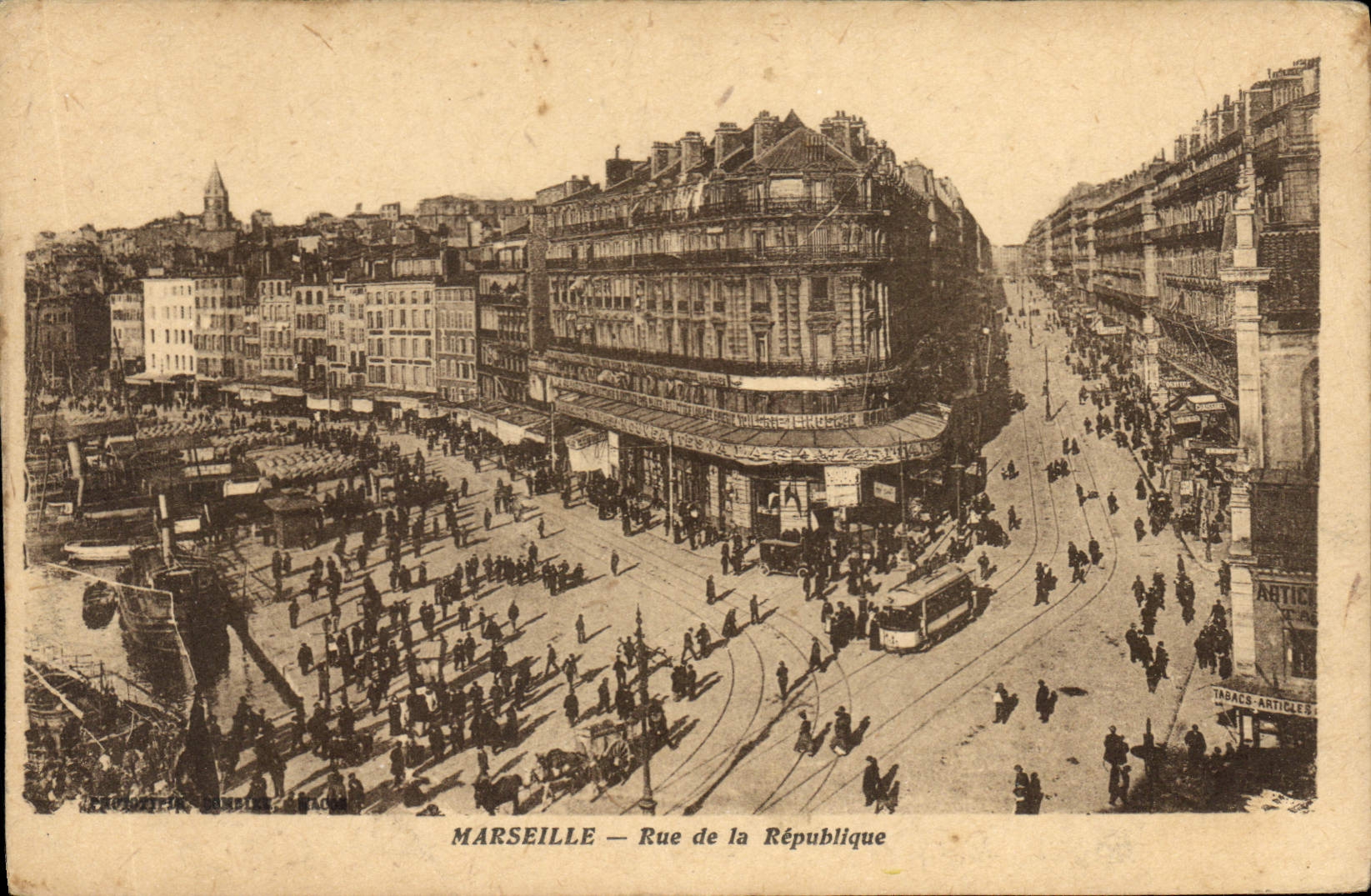 CPA Marseille Rue de la Republique