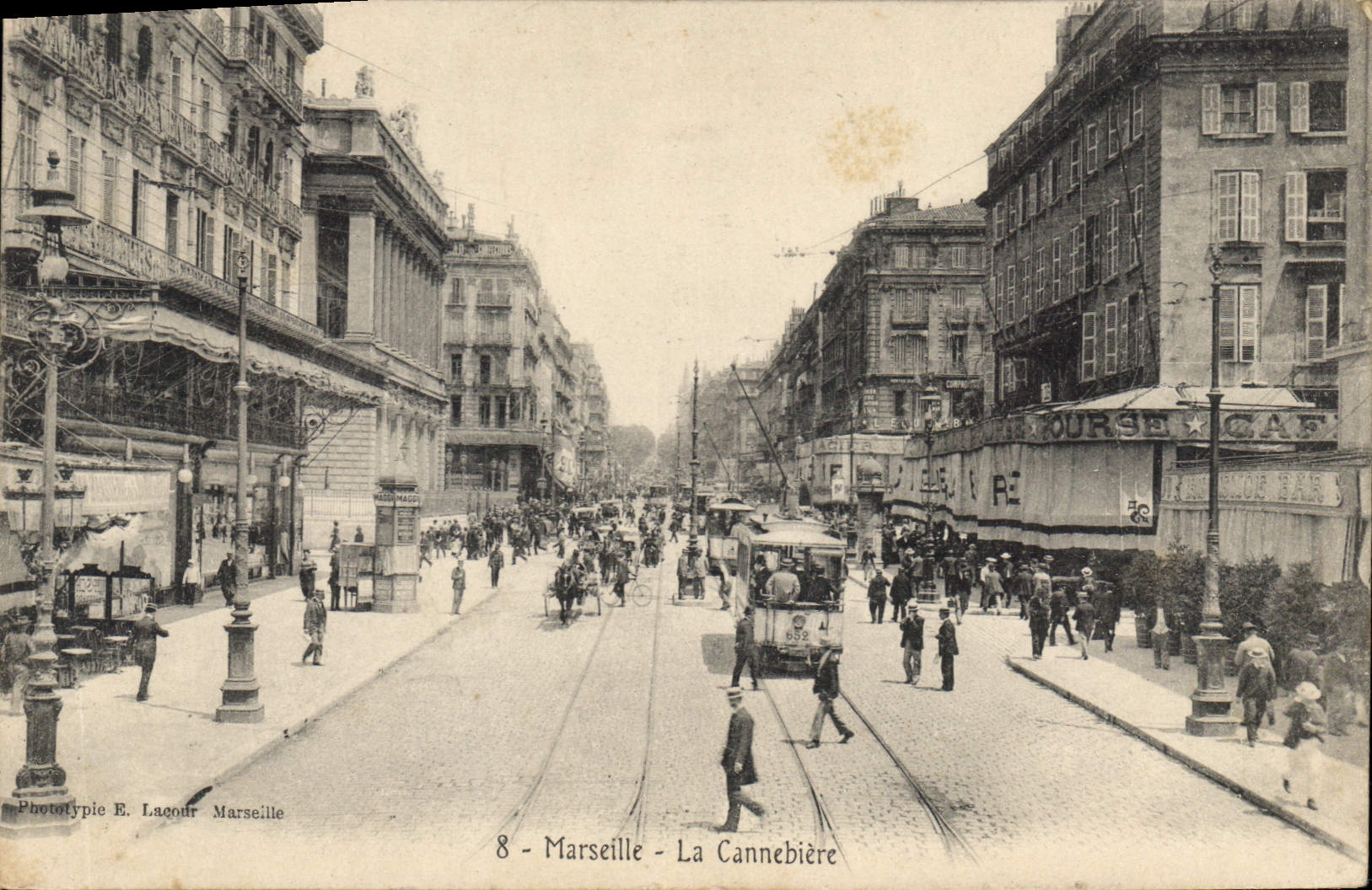 CPA Marseille La Cannebiere