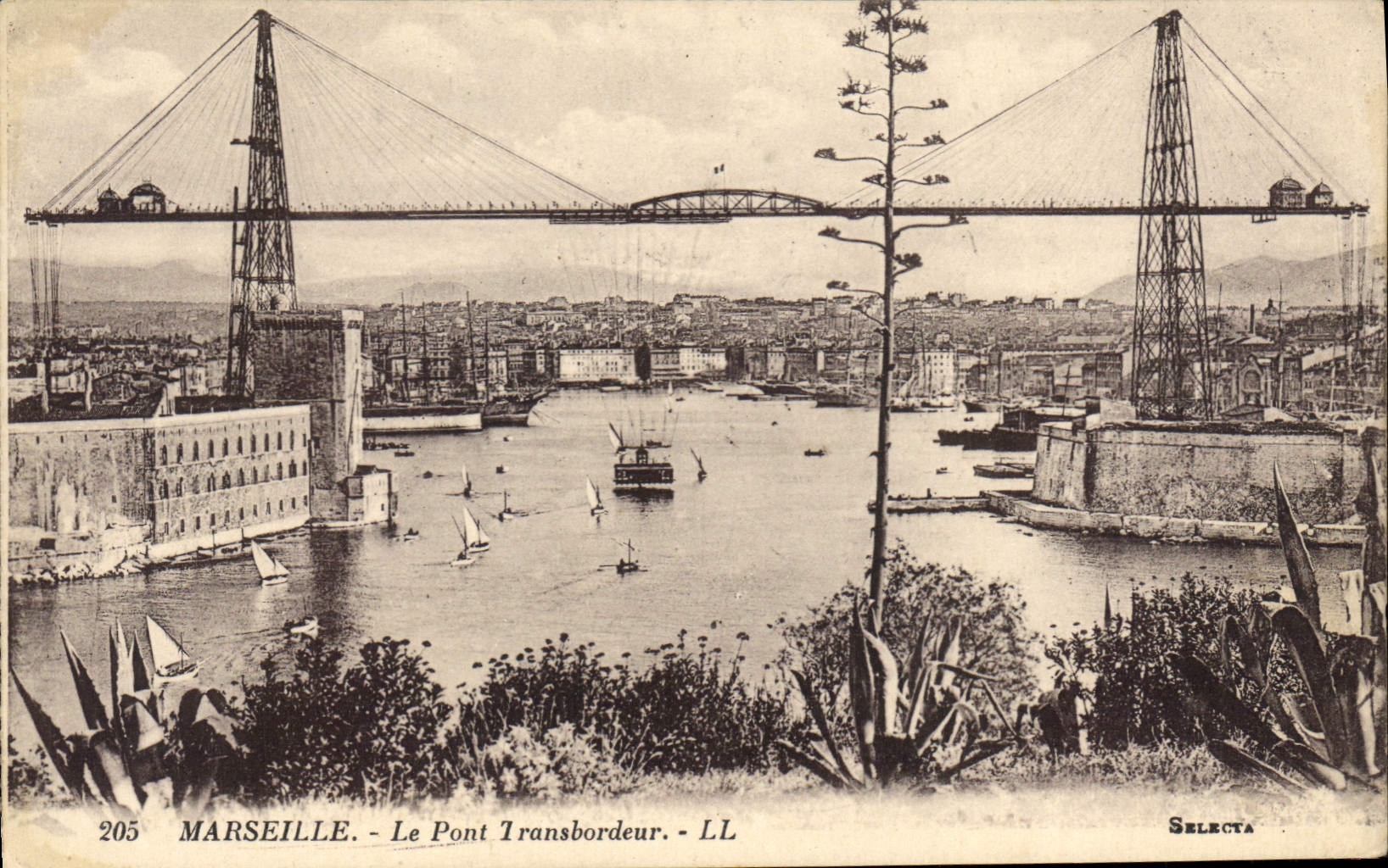 CPA Marseille Le Pont Transbordeur