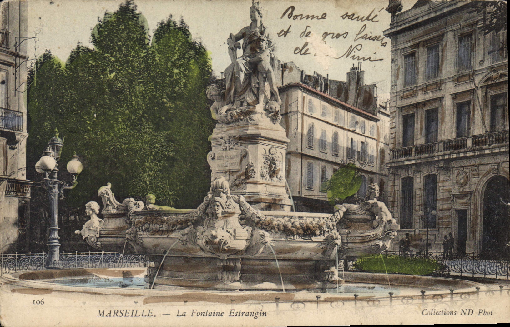 CPA Marseille La Fontaine Estrangin