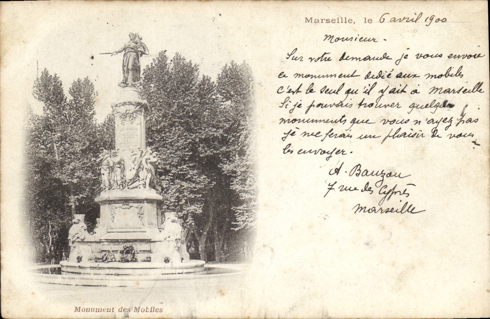 CPA Marseille Le Phare de la Desirade