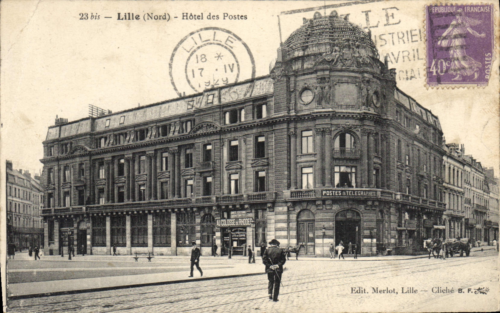 CPA Lille (Nord) Hotel des Postes