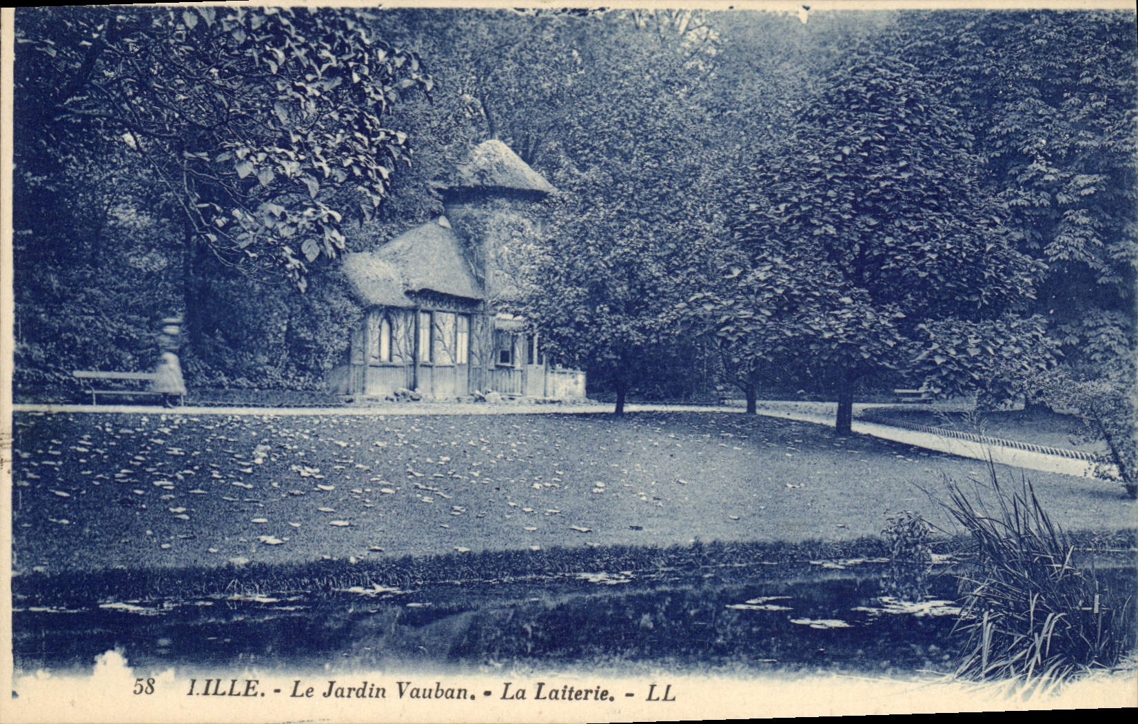 CPA Lille Le Jardin Vauban La Laiterie