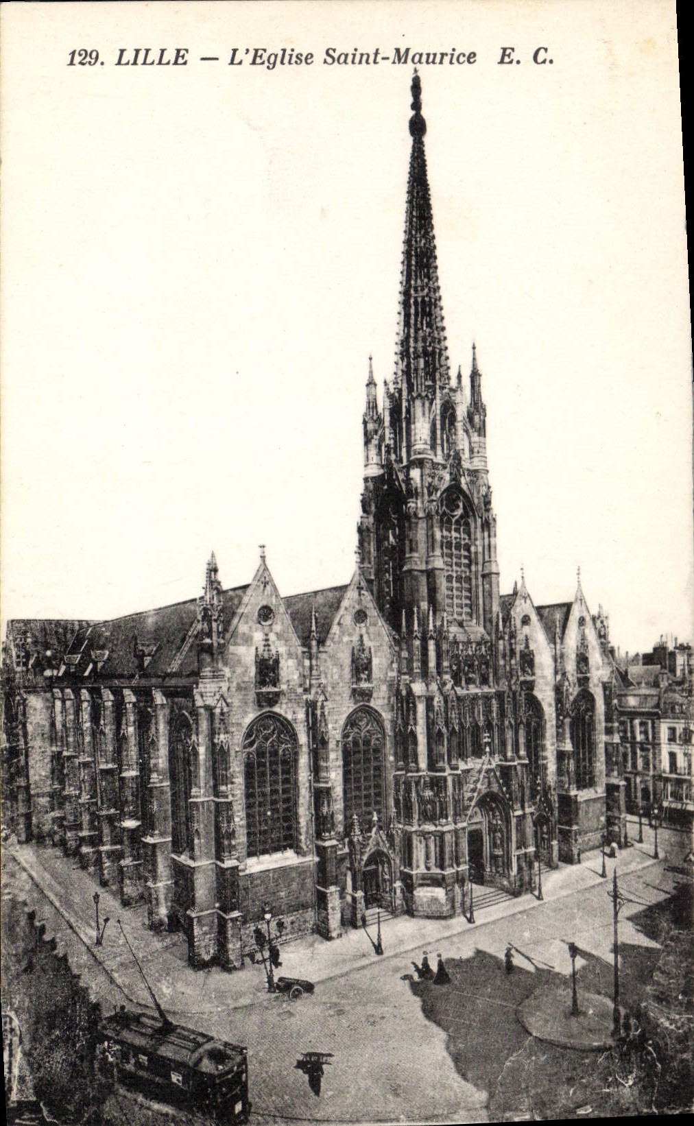 CPA Lille L'Eglise Saint Maurice