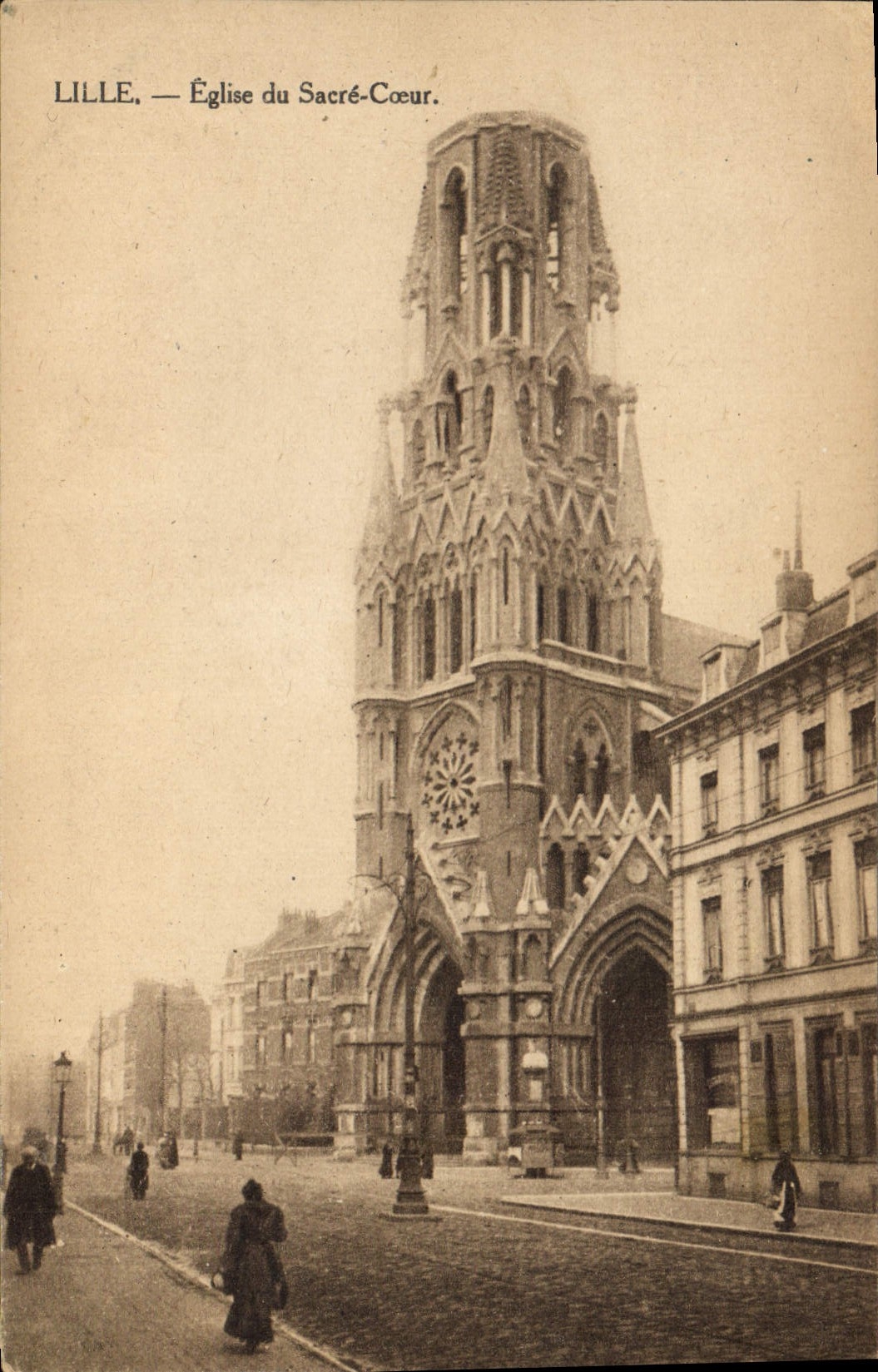 CPA Lille Eglise du Sacre Coeur