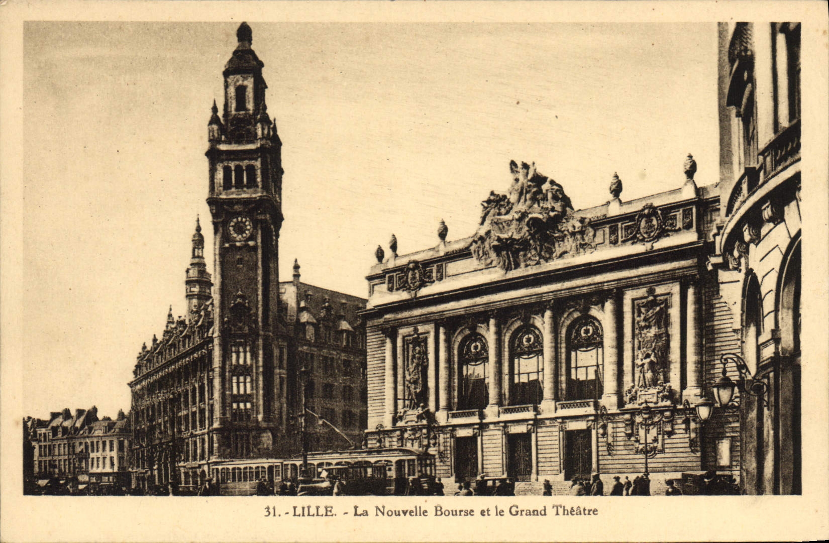 CPA Lille La Nouvelle Bourse et le Grand Theatre