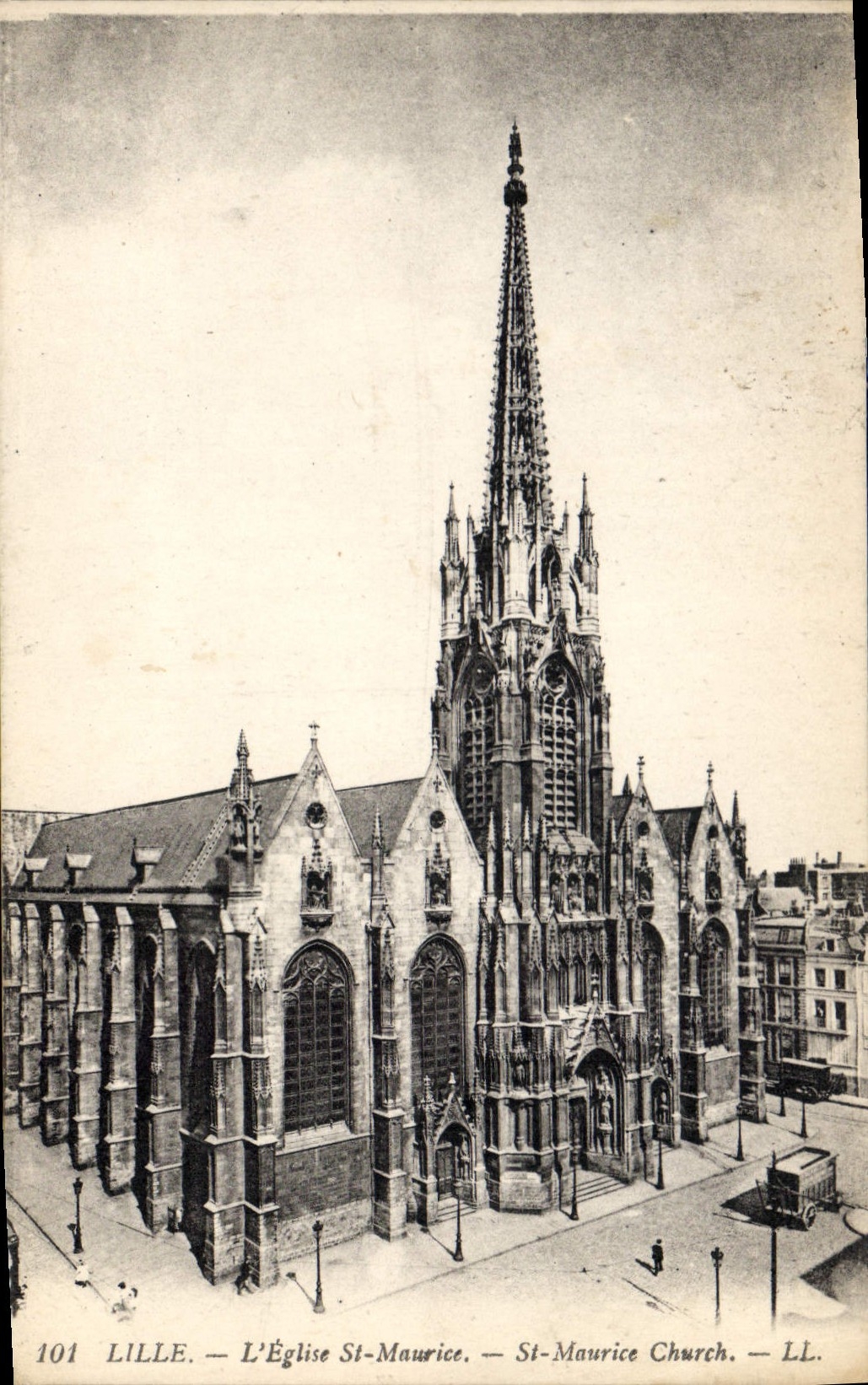 CPA Lille L'Eglise St Maurice