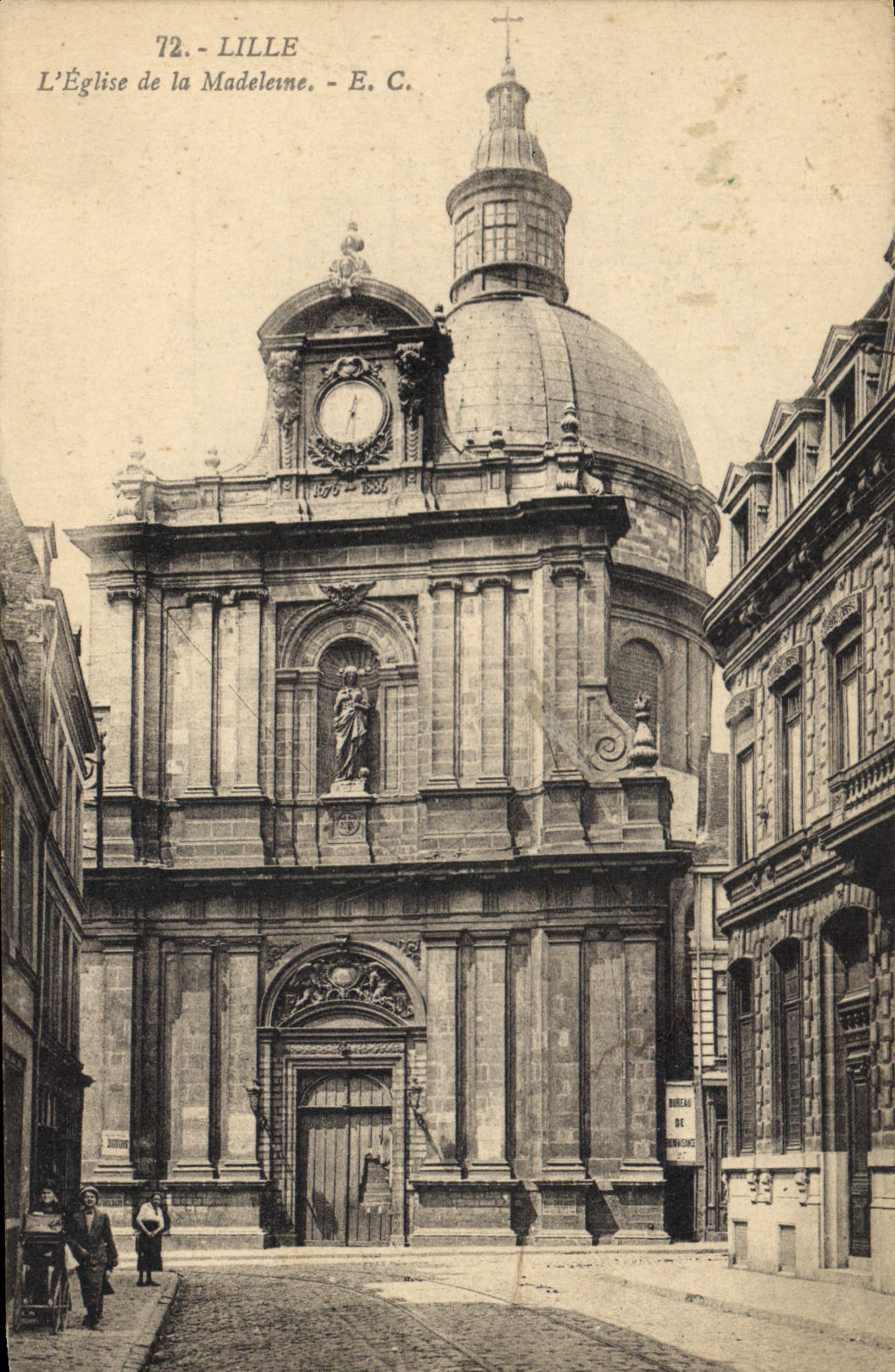 CPA Lille L'Eglise de la Madeleise