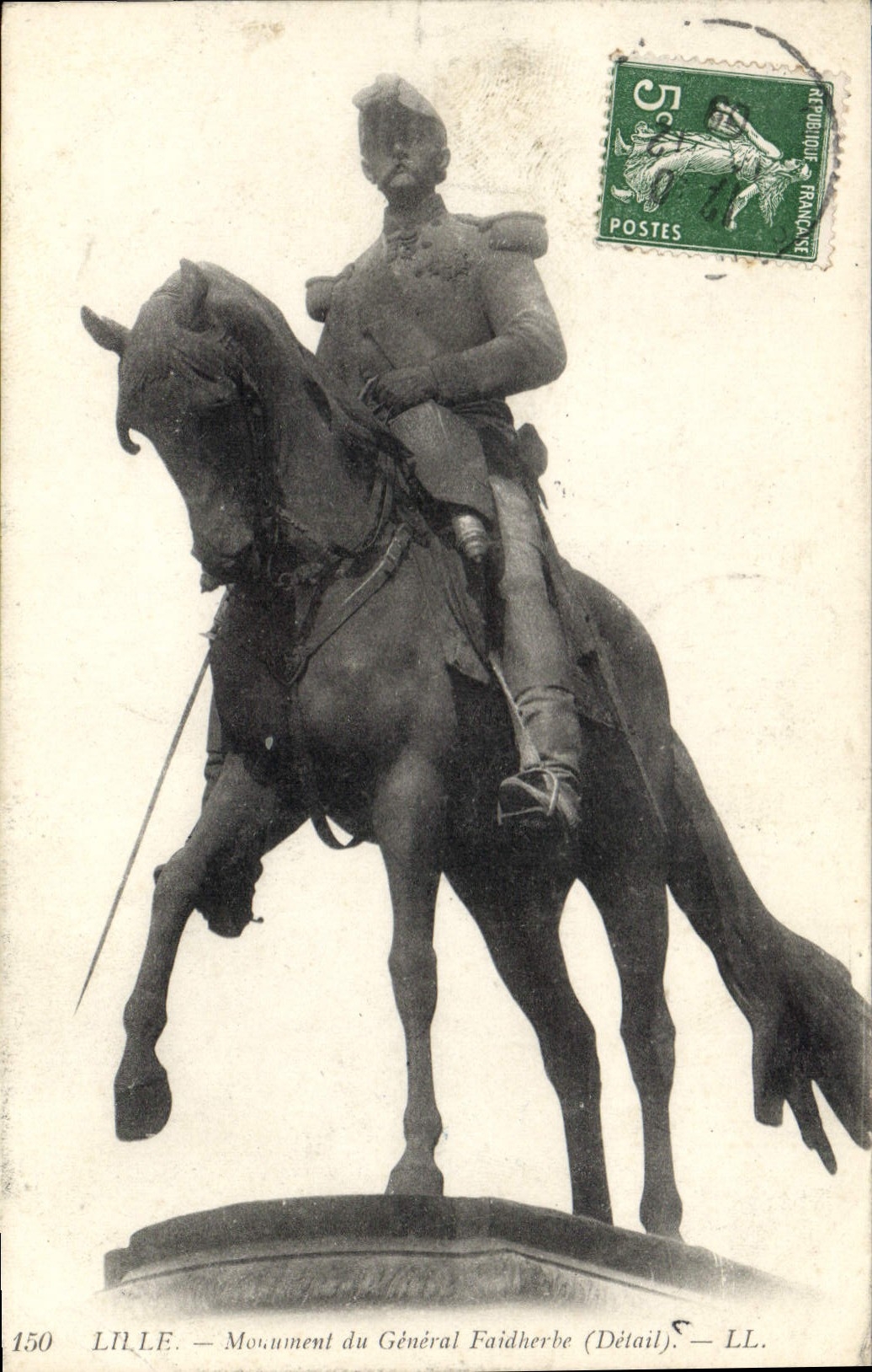 CPA Lille Monument du General Faidherbe (Detail)
