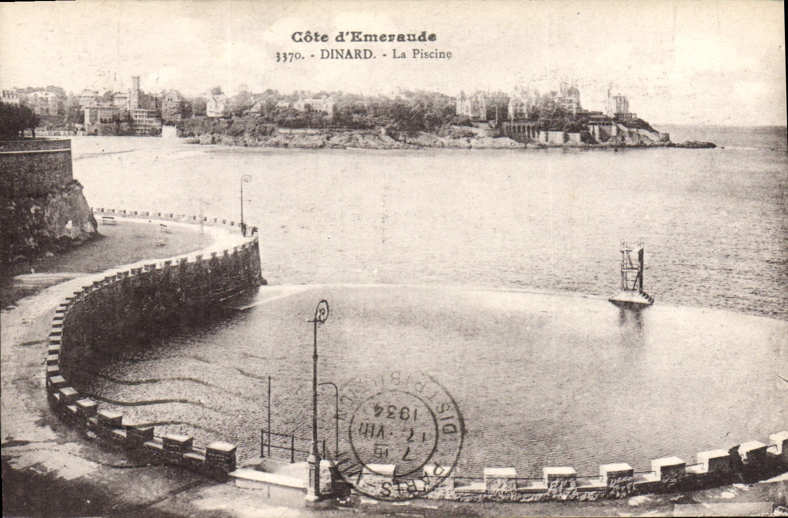 CPA Cote d'Emeraude Dinard La Piscine 