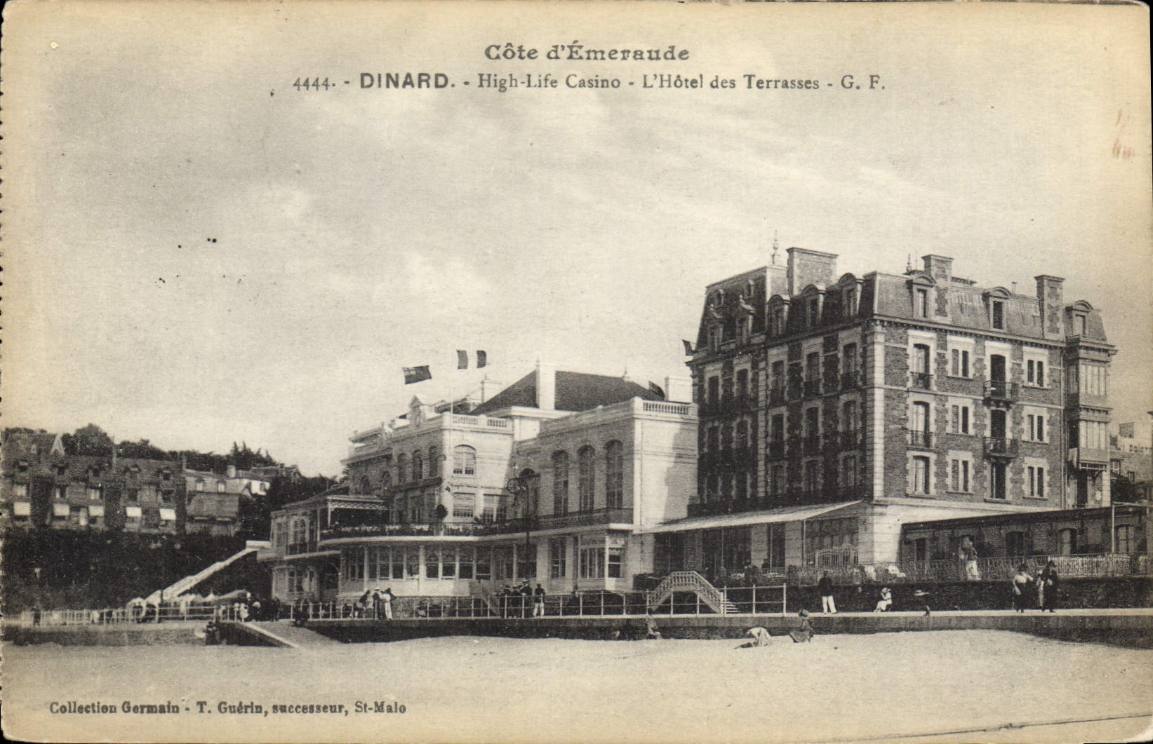 CPA Cote d'Emeraude Dinard High Life Casino l'Hotel des Terrasses 