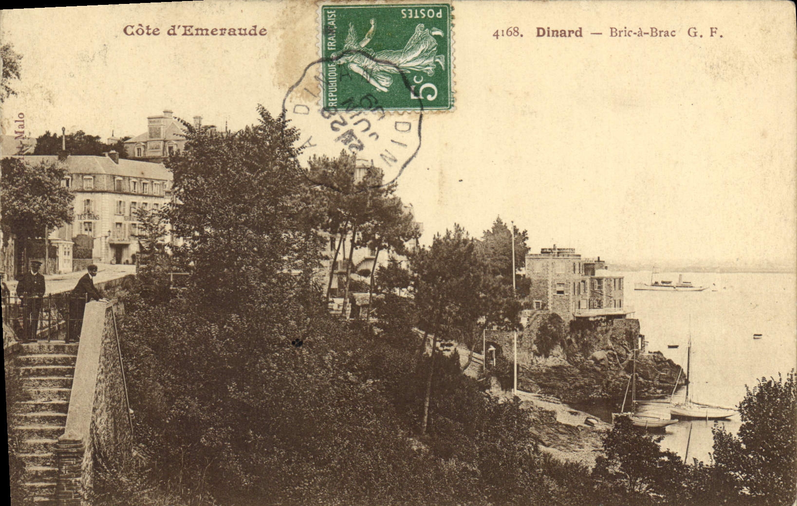 CPA Cote d'Emeraude Dinard Bric a Brac 