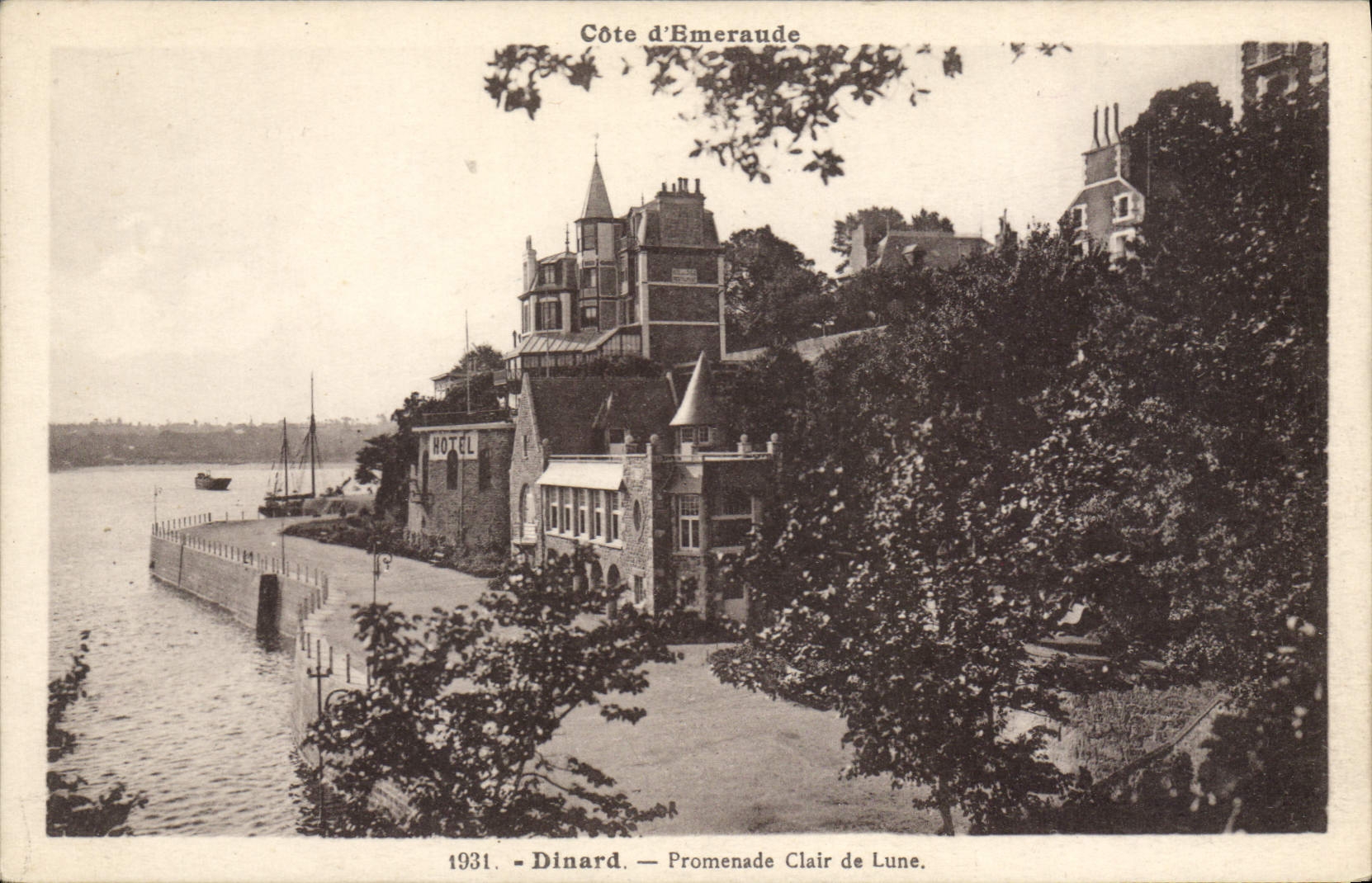 CPA Dinard Promenade Clair de Lune 