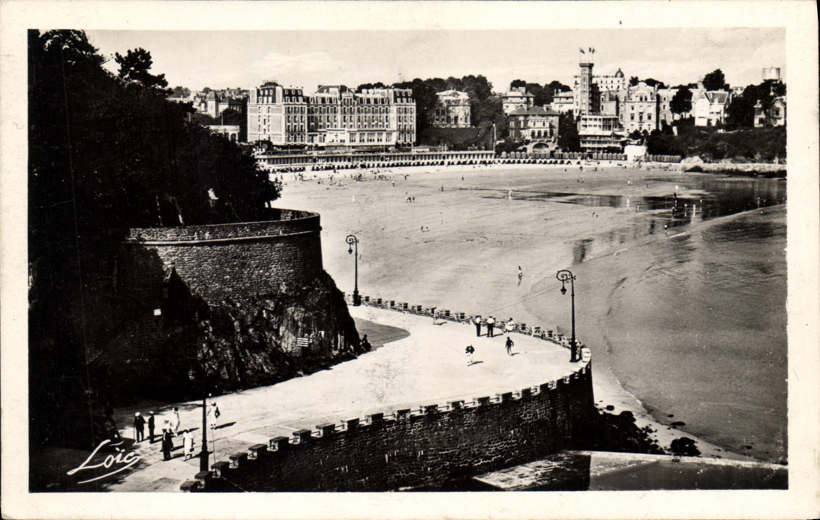CPA Cote d'Emeraude Dinard La Plage de l'Ecluse 