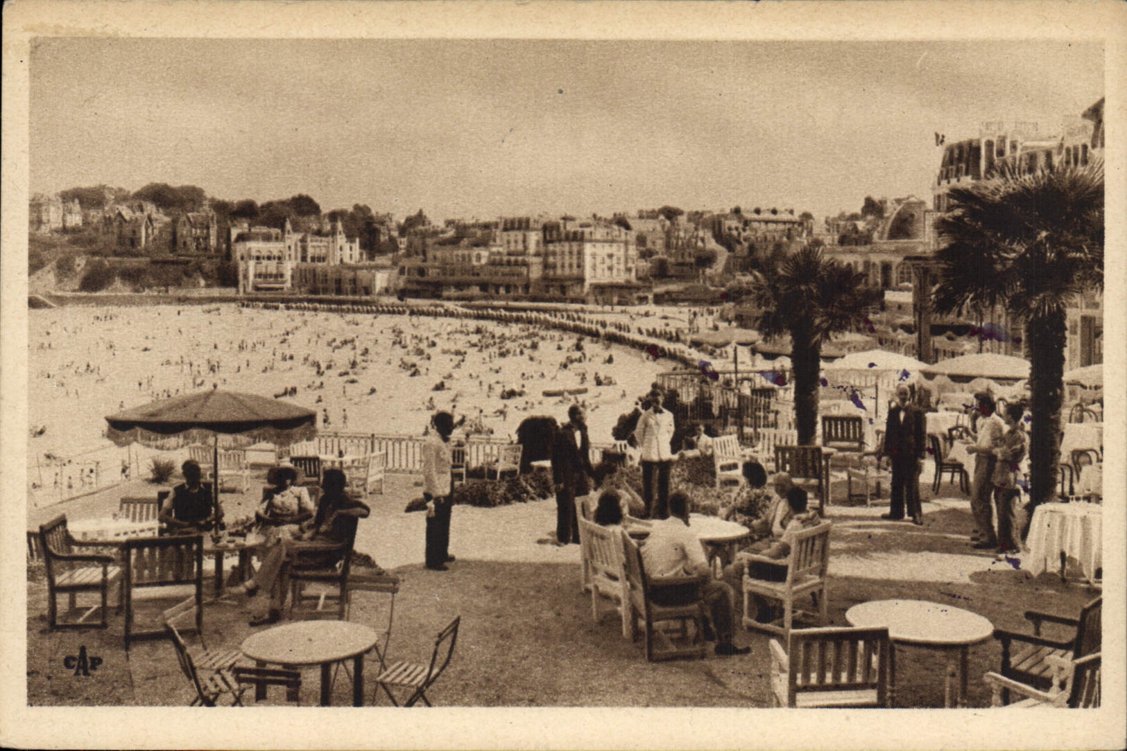 CPA Dinard Terrasse du Crystal Hotel 