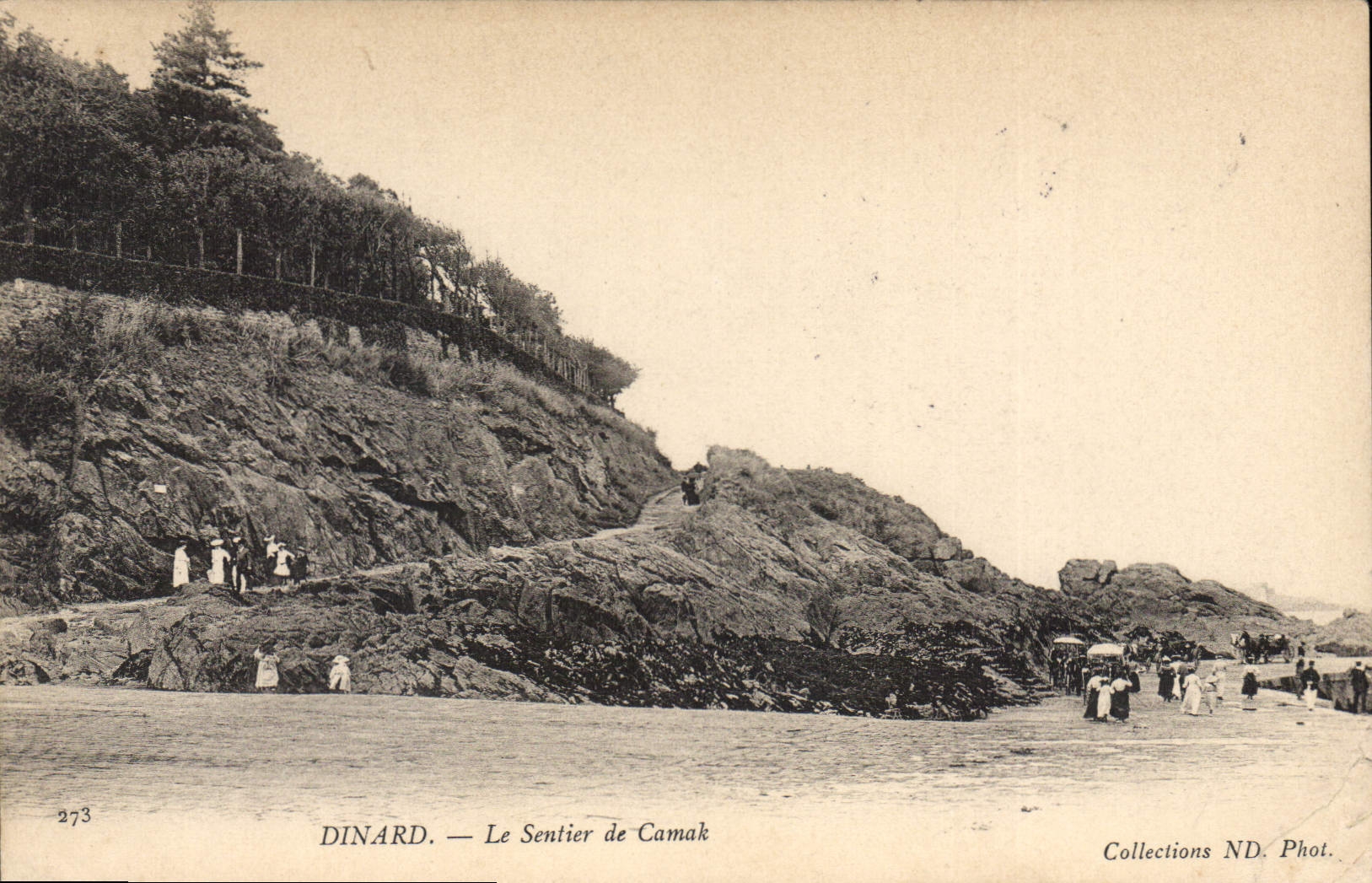 CPA Dinard Le Sentier de Camak 