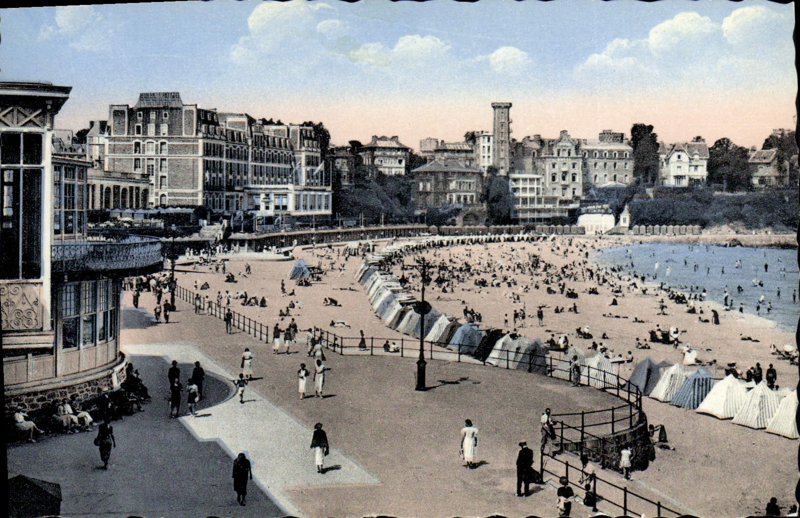 CPA Dinard La Plage La Promenade 