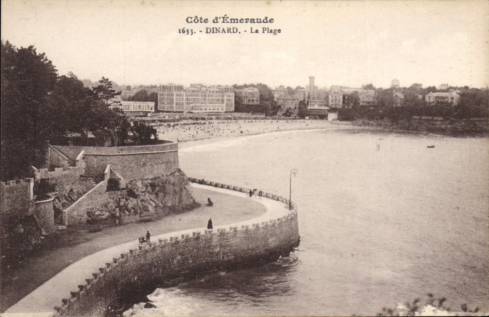 CPA Cote d'Emeraude Dinard La Plage 