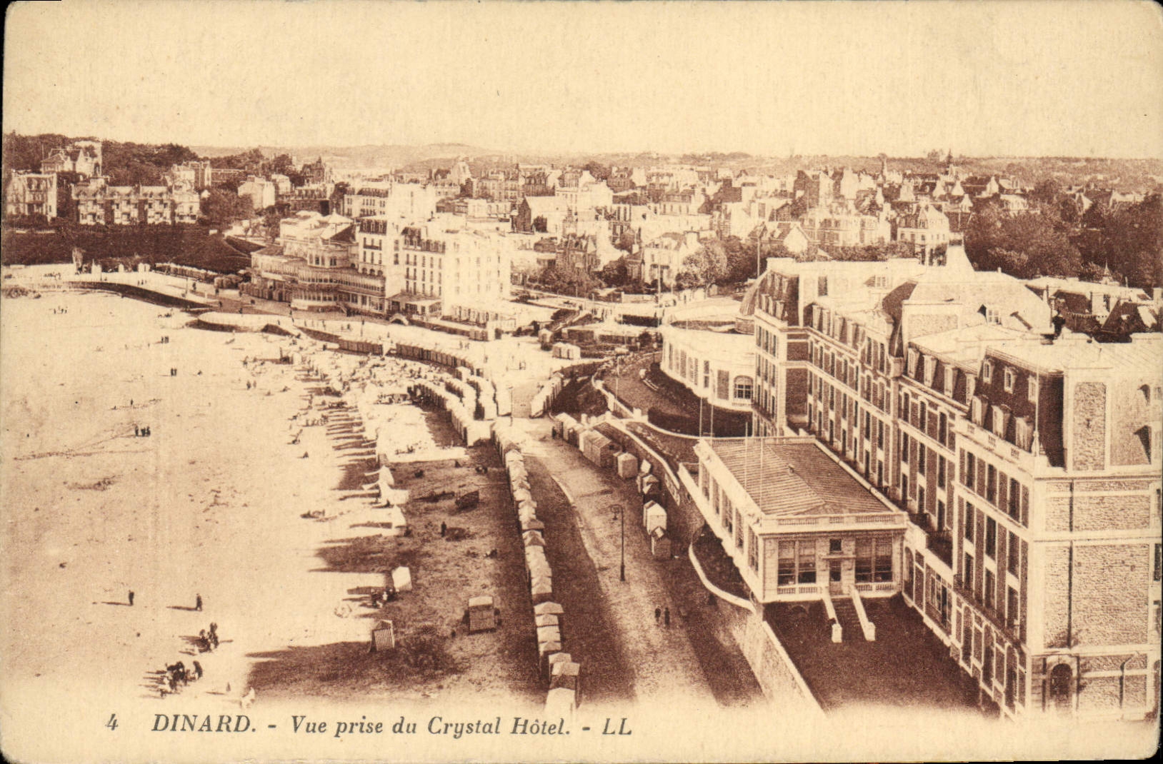 CPA Dinard Vue prise du Crystal Hotel 