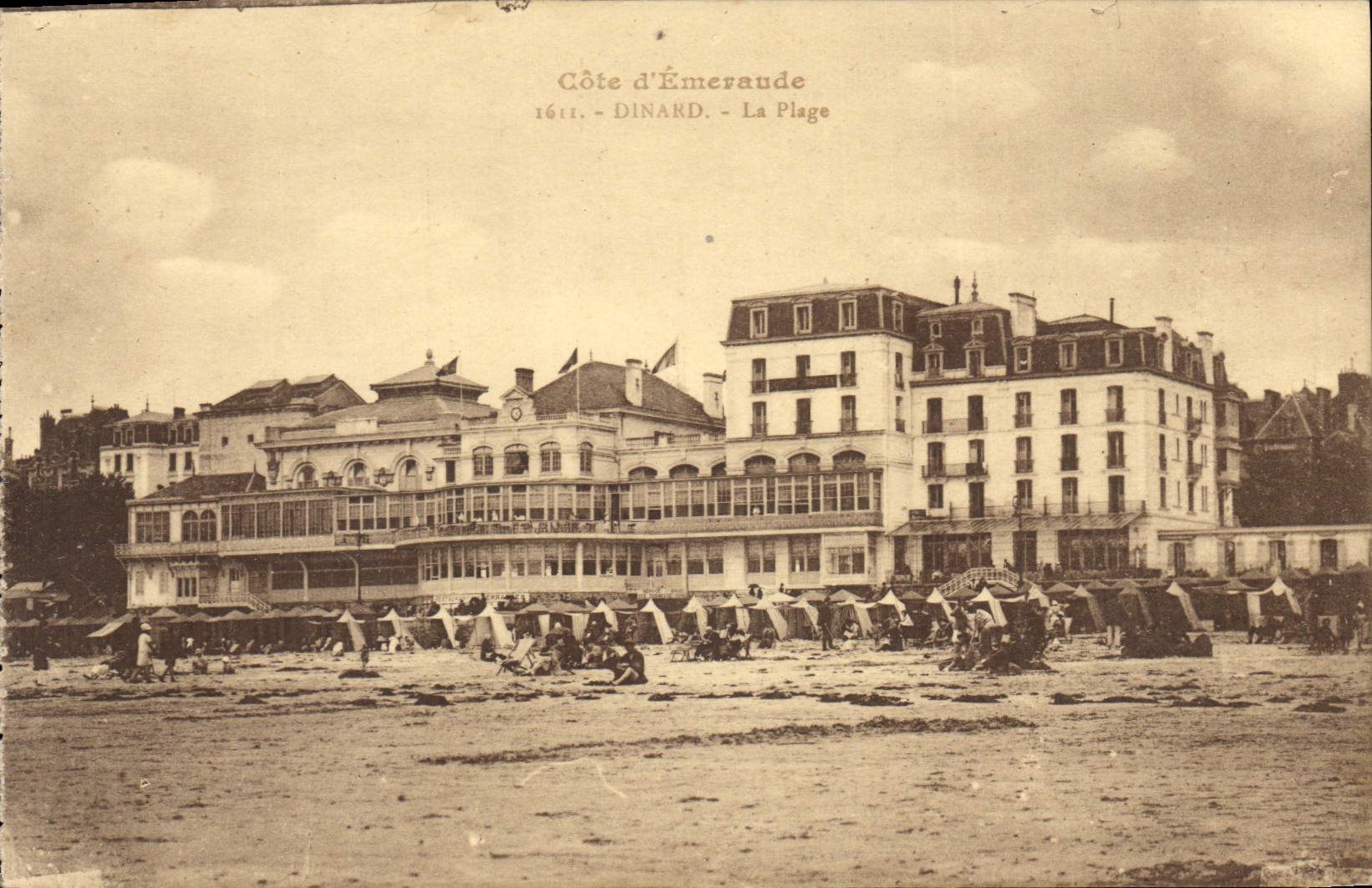 CPA Cote d'Emeraude Dinard La Plage 