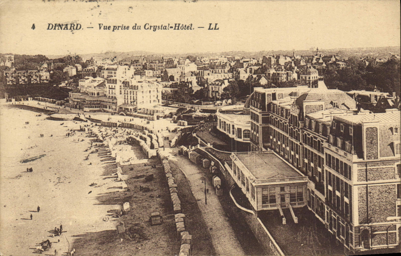 CPA Dinard Vue prise du Crystal Hotel 