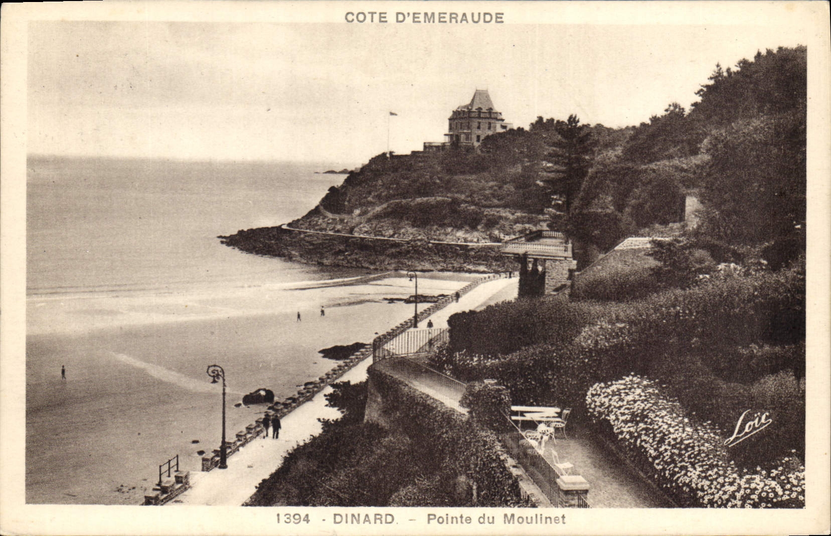 CPA Cote d'Emeraude Dinard Ponte du Moulinet 