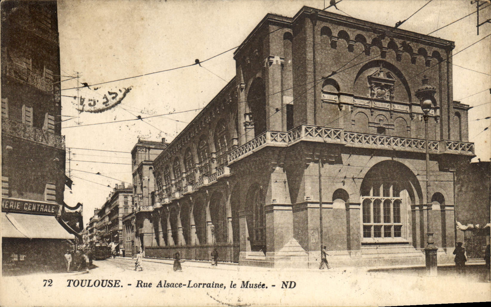 CPA Toulouse Rue Alsace Lorraine le Musee