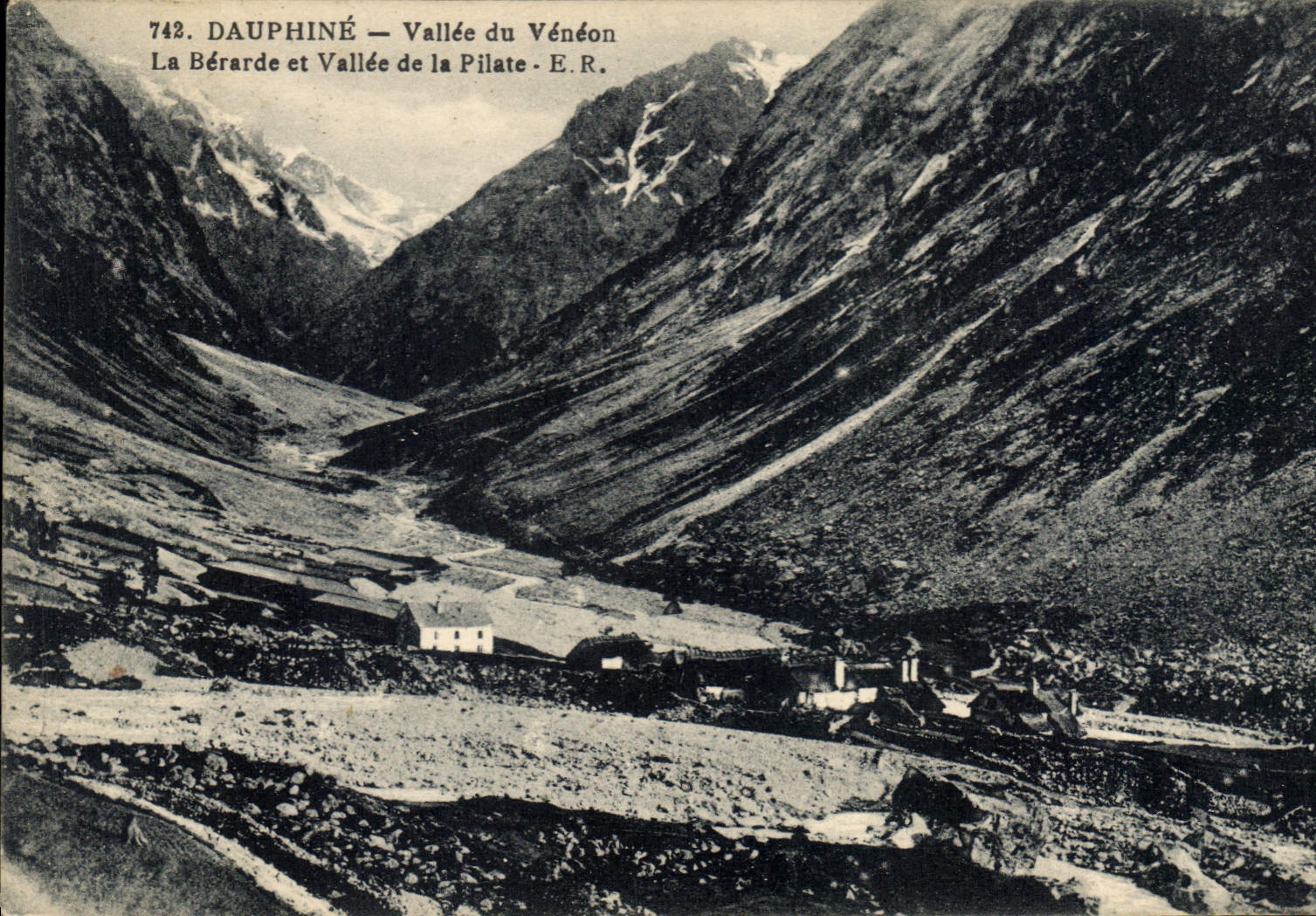 CPA Dauphine Vallee du Veneon la Berarde et vallee de la Pilate