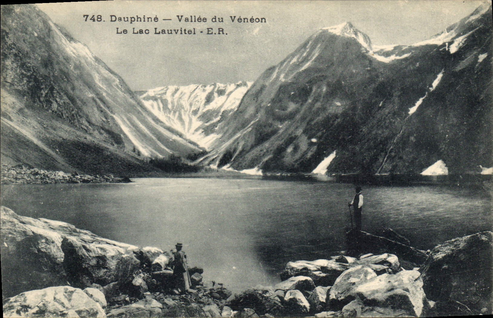 CPA Dauphine vallee du Veneon le lac Lauvitel
