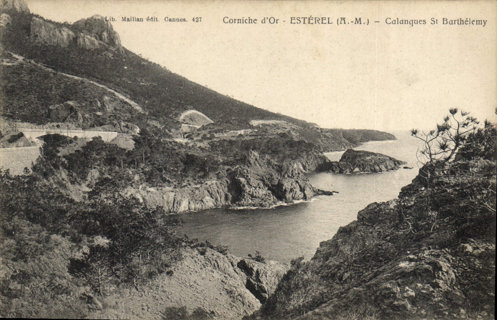 CPA Corniche d'Or Esterel A M Calanques St Barthelemy
