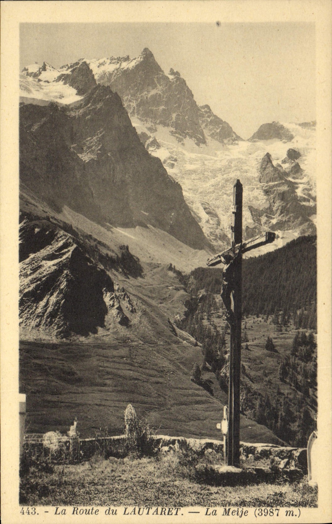 CPA La Route du Lautaret la Meije