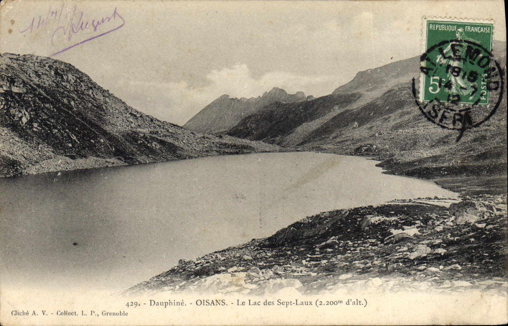 CPA Dauphine Oisans le Lac des Sept Laux
