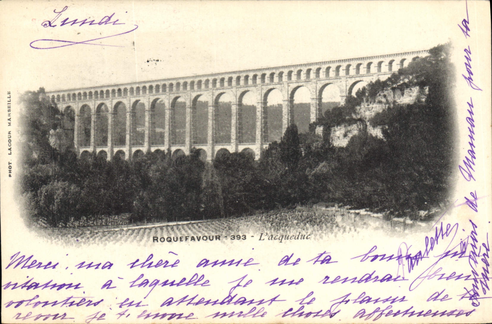CPA Roquefavour l'acqueduc 