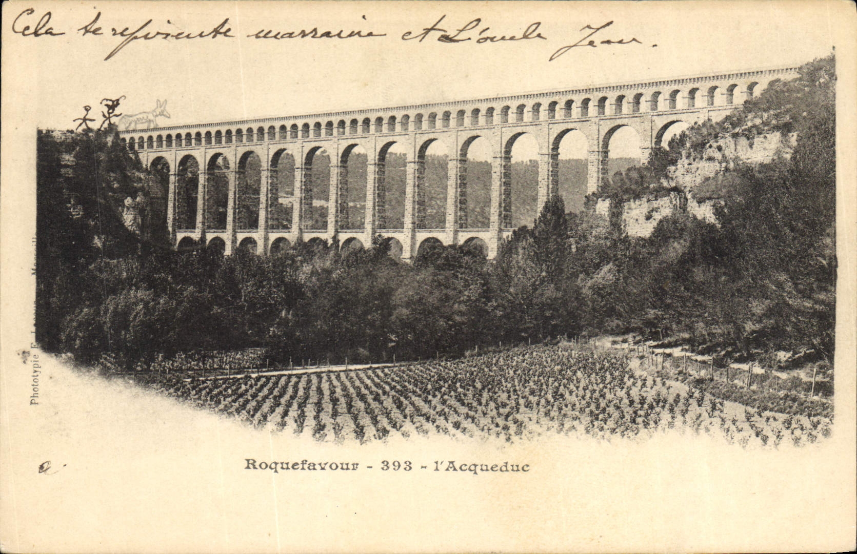 CPA Roquefavour l'Acqueduc 