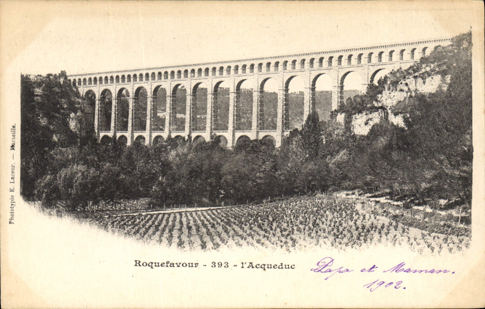 CPA Roquefavour l'Acqueduc 