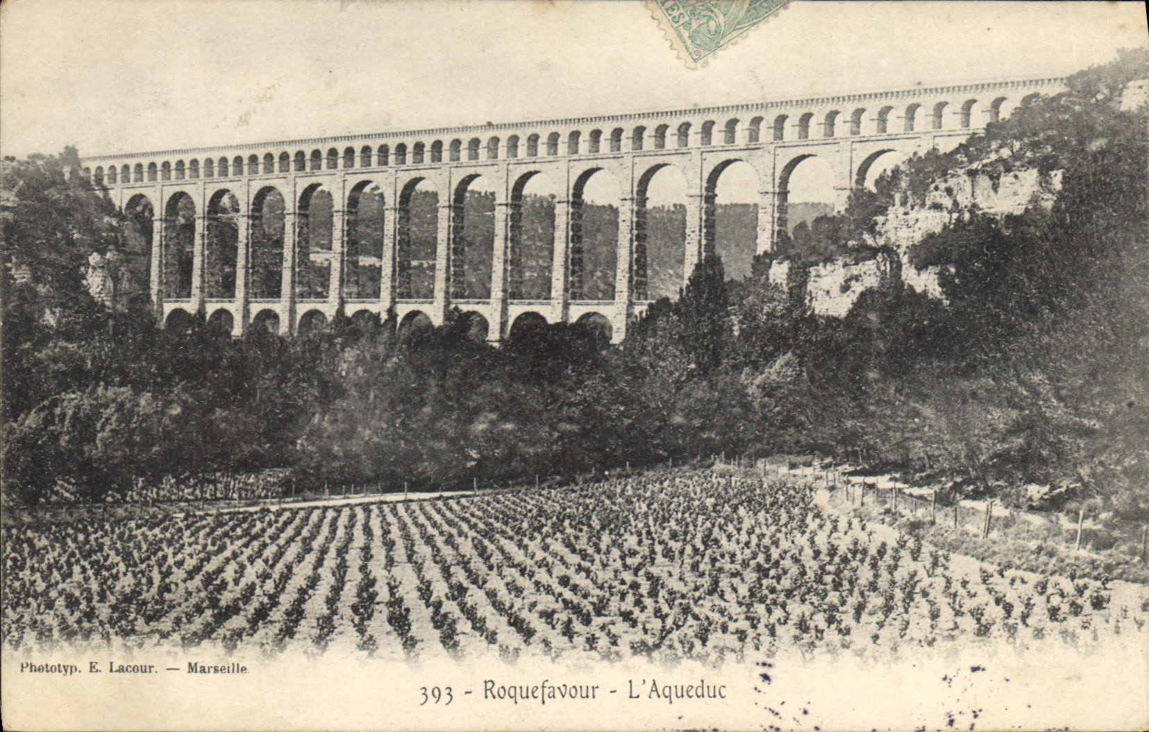 CPA Roquefavour L'acqueduc