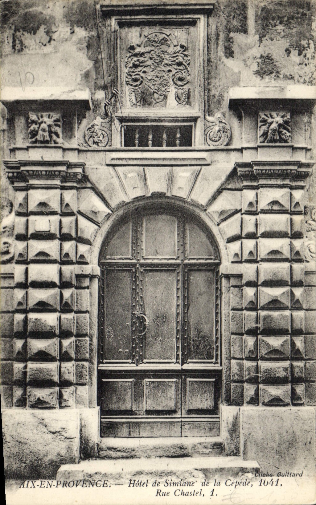 CPA Aix en Provence Hotel de Simiane de la Cepede 1041 Rue Chastel