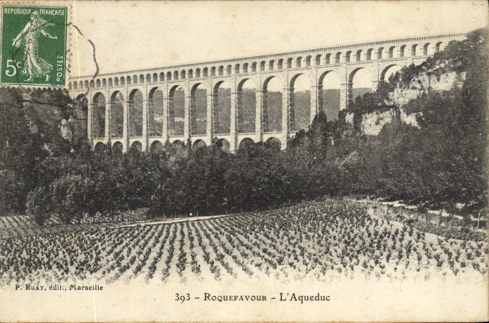 CPA Roquefavour L'Aqueduc