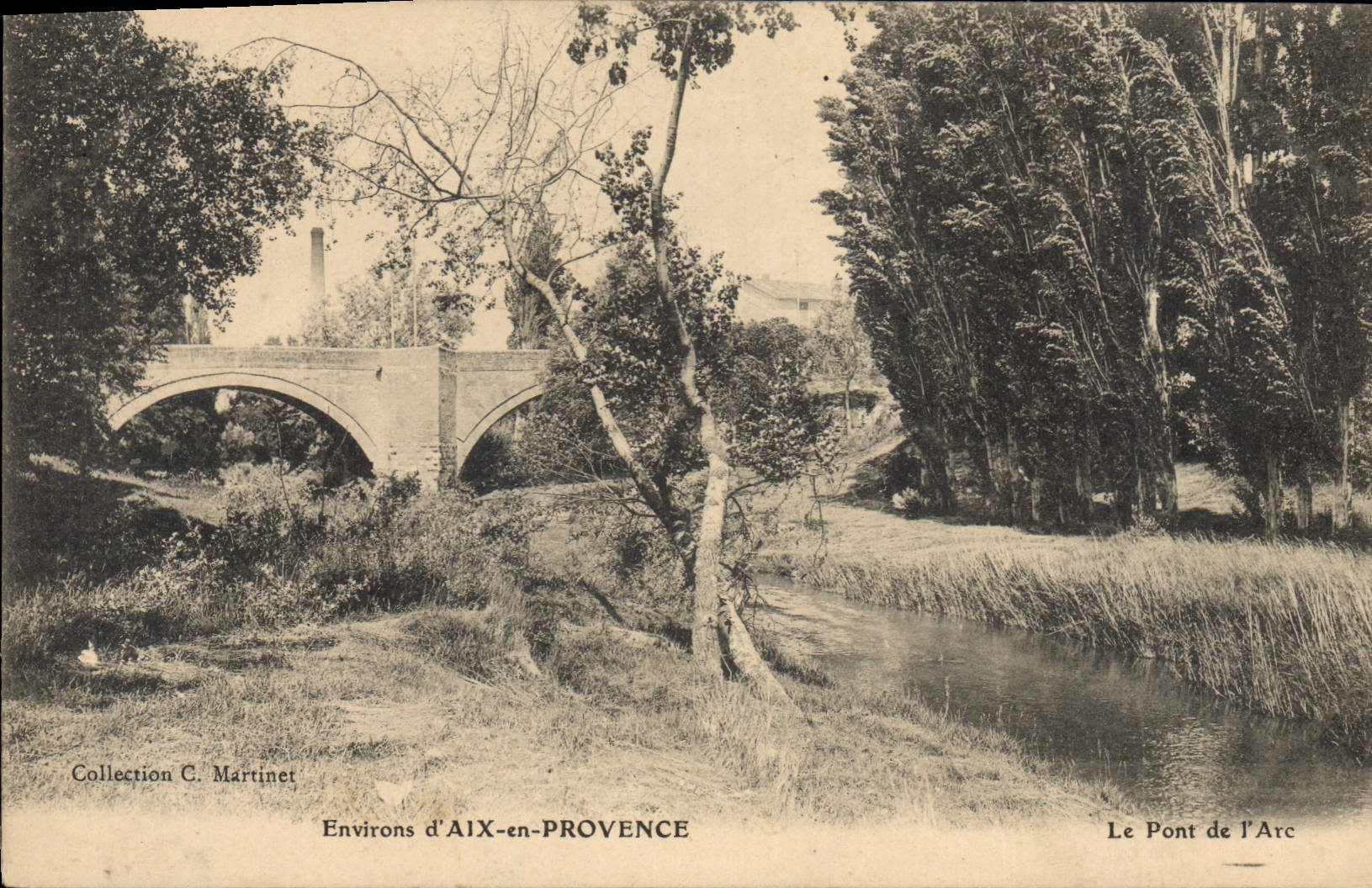 CPA Environs d'Aix en Provence Le pont de l'Arc