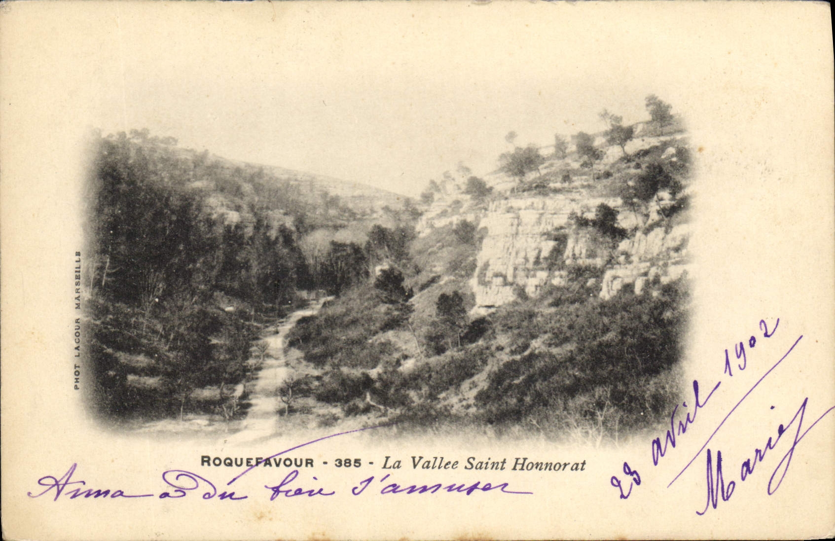 CPA Roquefavour La Vallee Saint Honnorat