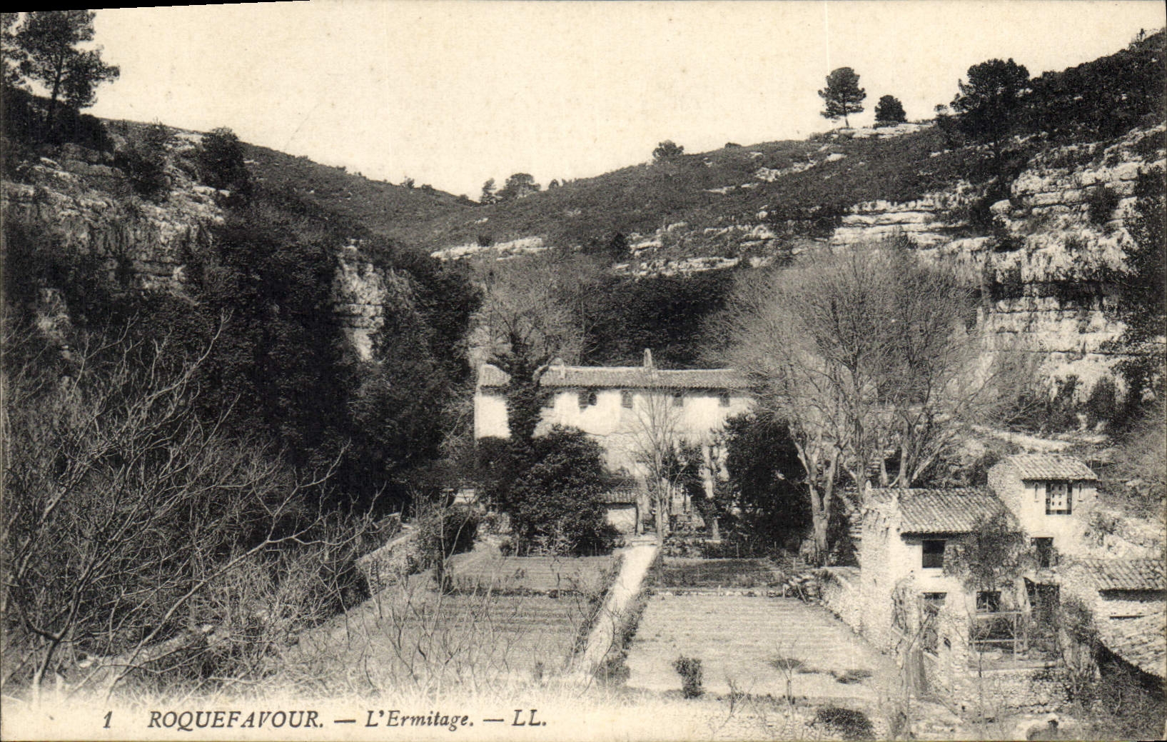 CPA Roquefavour L'Ermitage