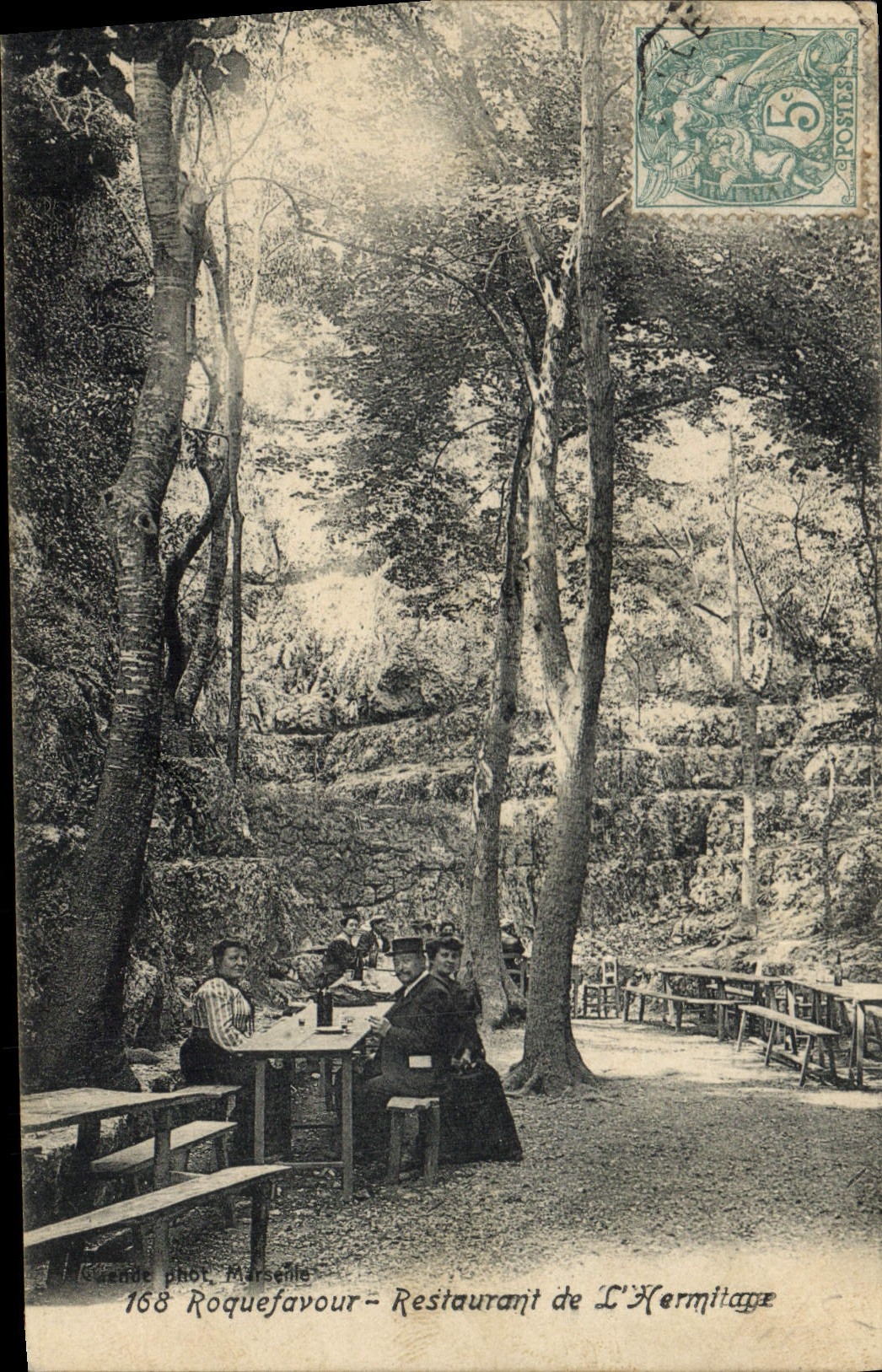CPA Roquefavour Restaurant de l'Hermitage