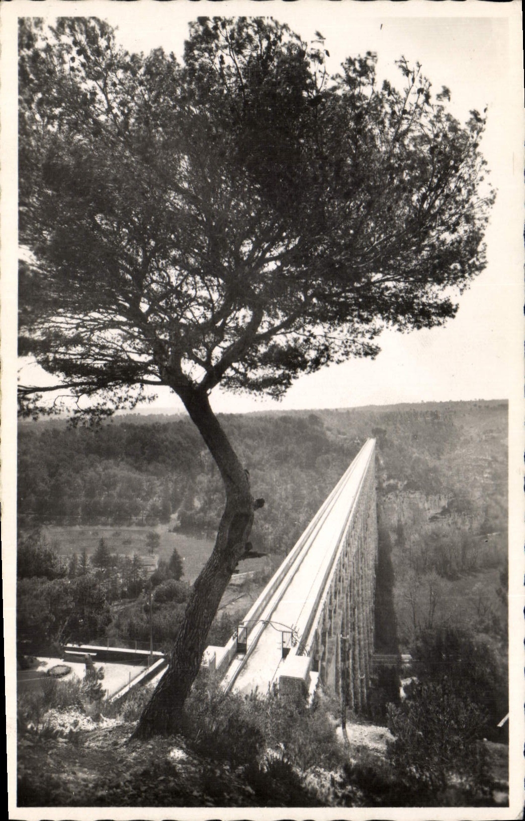 CPA Roquefavour (B du Rh) Sommet de l'Aqueduc