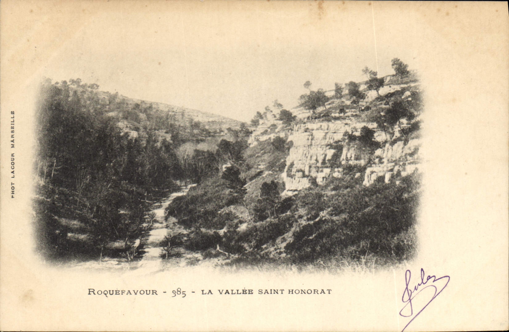 CPA Roquefavour La Vallee Saint Honorat