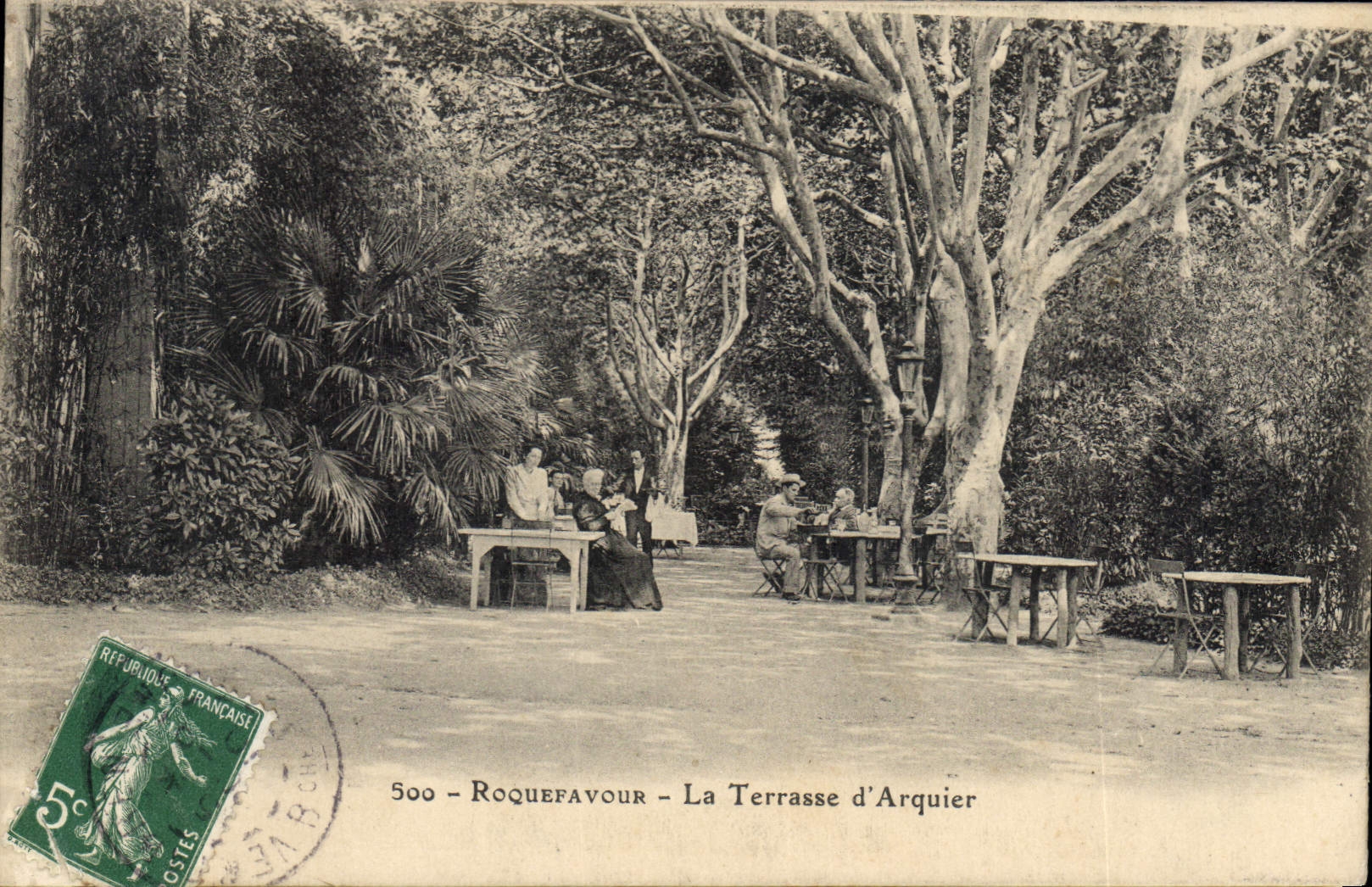 CPA Roquefavour La Terrasse d'Arquier