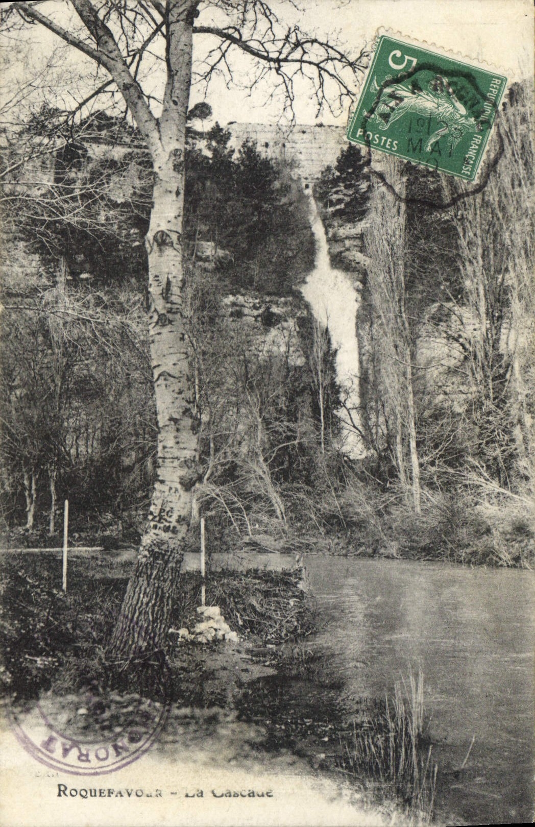 CPA Roquefavour La Cascade