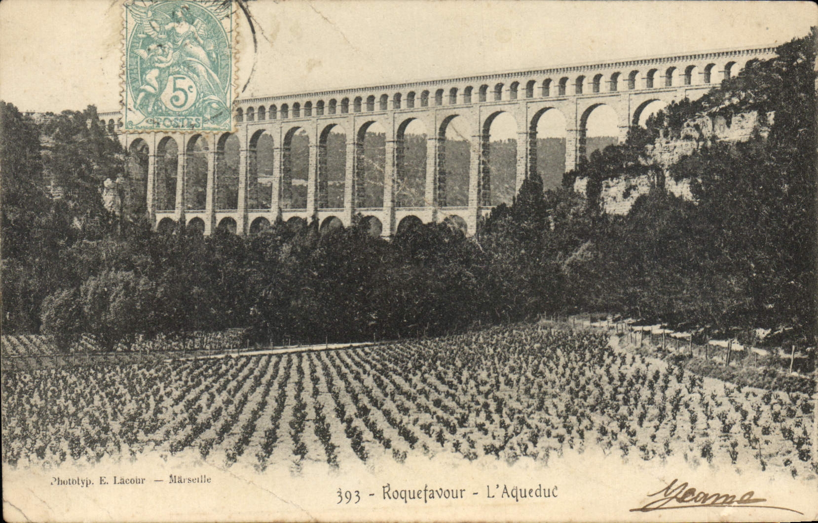 CPA Roquefavour L'Aqueduc