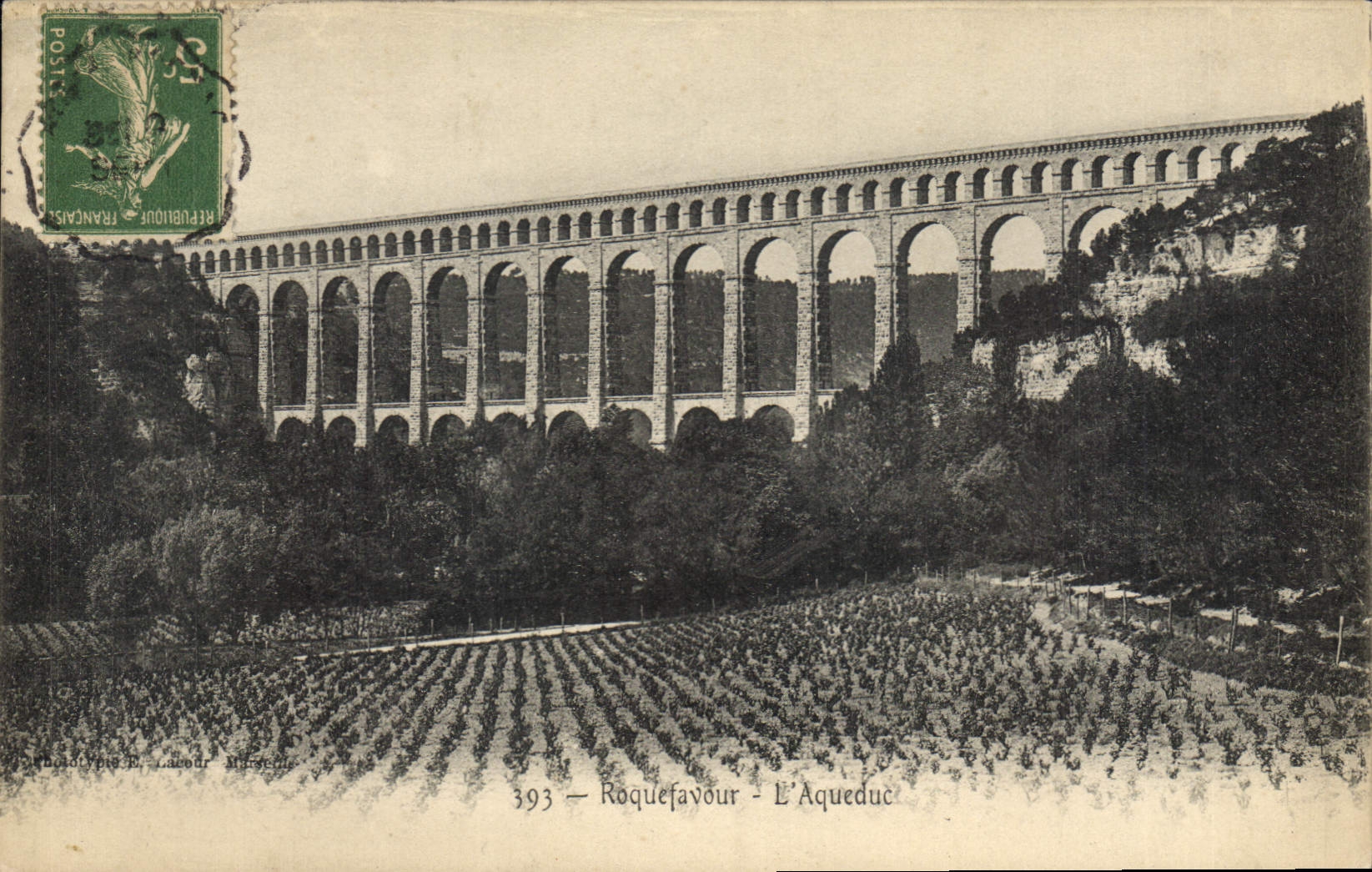 CPA Roquefavour L'Aqueduc