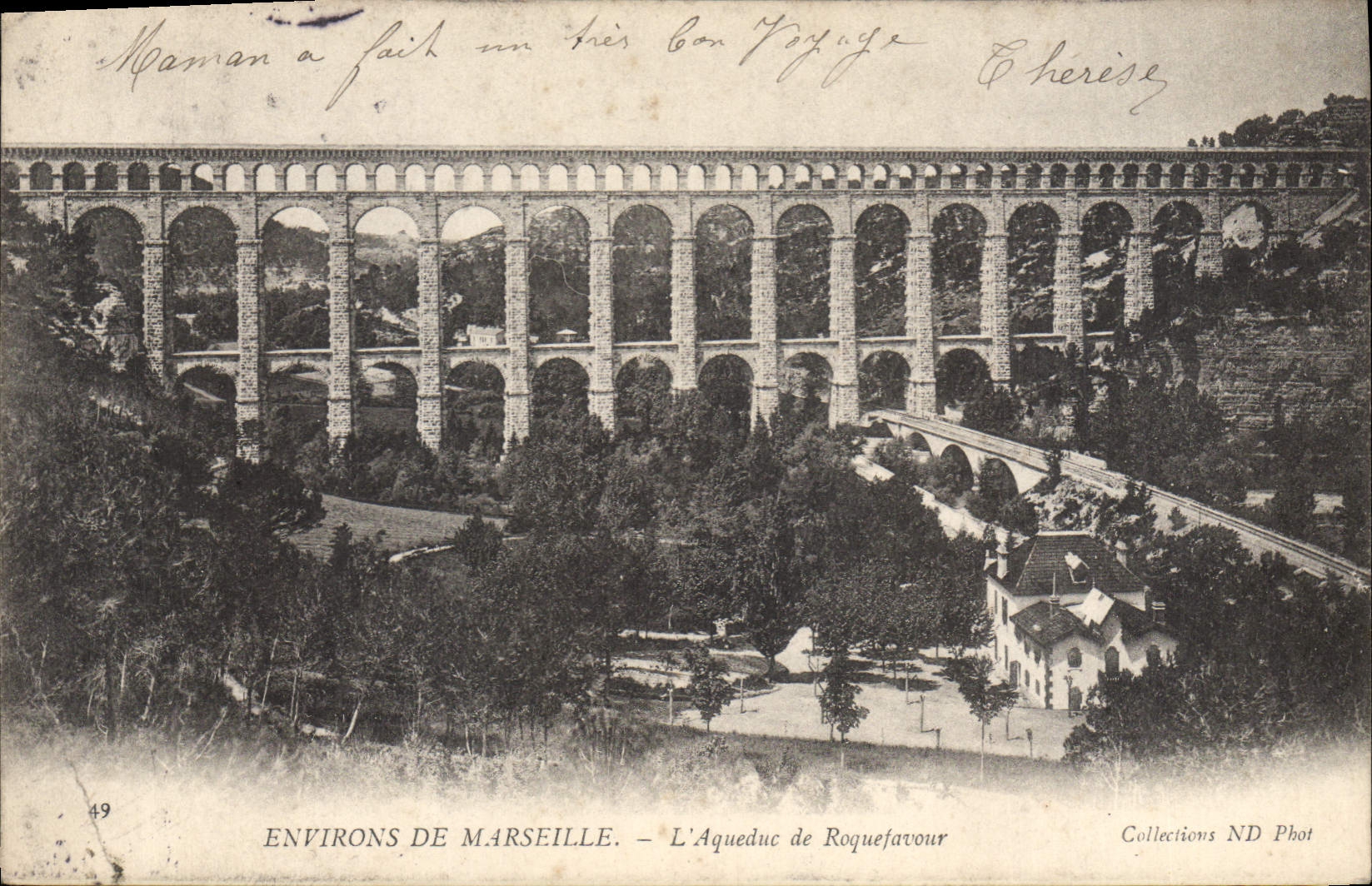CPA Roquefavour L'Aqueduc