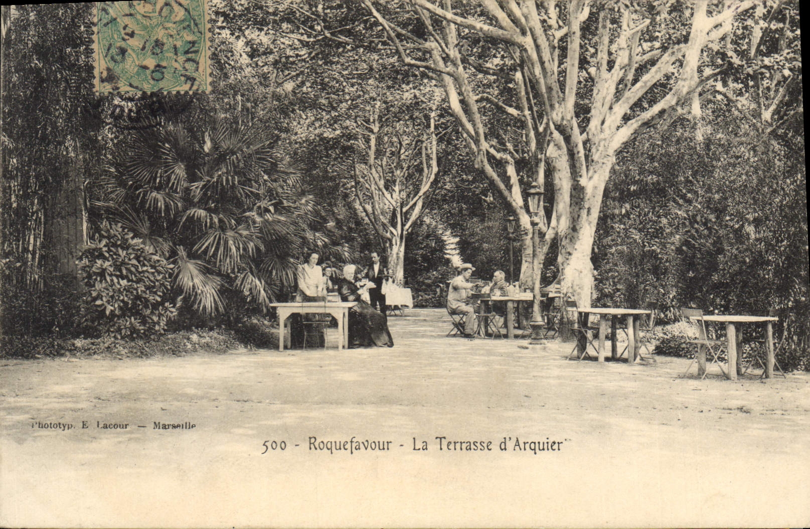 CPA Roquefavour La Terrasse d'Arquier